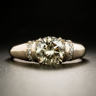 Estate 1.33 Carat Diamond Engagement Ring - GIA W/X VS2 - 3