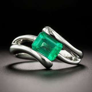 Estate 1.48 Carat Emerald Ring - 2