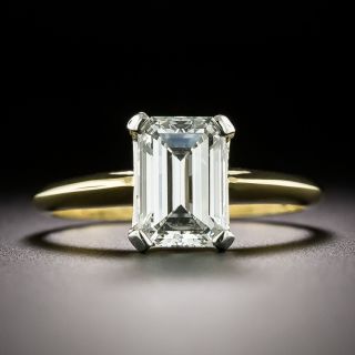 Estate 1.71 Carat Diamond Solitaire Engagement Ring -  GIA  E VS1 - 2