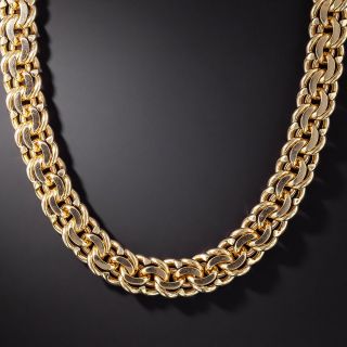 Estate 14K Double Curb Link Chain - 2