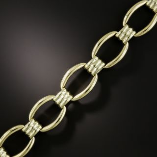 Estate 14K Fancy Link Bracelet - 2