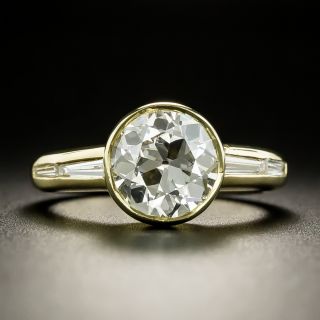 Estate 2.33 Carat European-Cut Diamond Engagement Ring - GIA K VS1 - 2