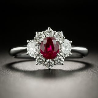 Estate .85 Carat Ruby and Diamond Ring - 2