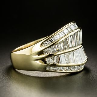 Estate Baguette Diamond Band Ring 