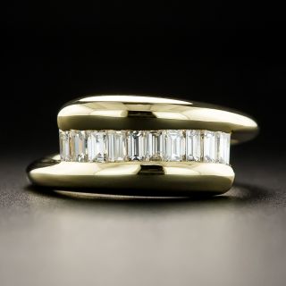 Estate Baguette Diamond Band Ring - 3