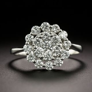 Estate Diamond Cluster Ring - 3
