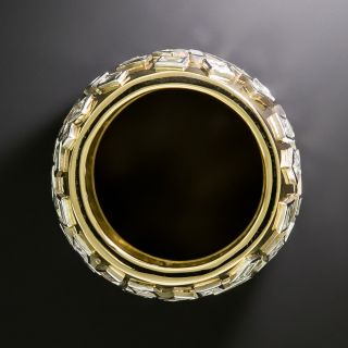 Estate Diamond 'Confetti' Wide Band Ring, Size 8 1/2