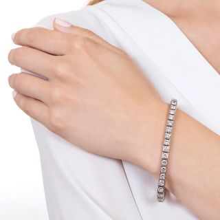 Estate Diamond Line Bracelet - 8.50 Carats