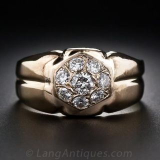 Estate Gent's Diamond Ring - 1