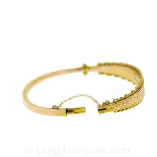 Estate Gold Bangle Bracelet