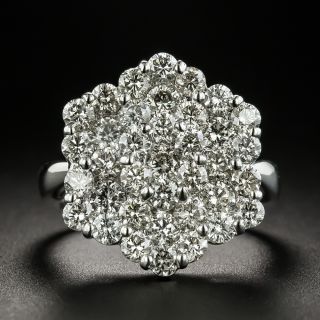 Estate Hexagonal Diamond Ring - 2