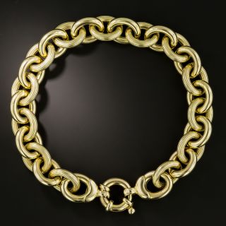 Estate Italian 14K Gold Bracelet - 2
