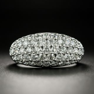 Estate Pavé Diamond Domed Ring - 2