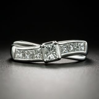 Estate Princess-Cut Diamond Ring - 2