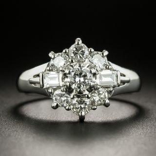 Estate Starburst Diamond Ring - 1