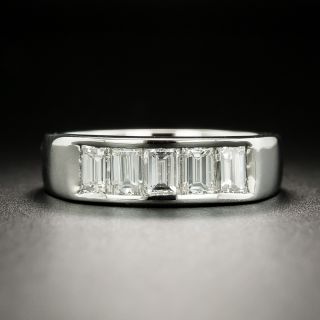 Five-Stone Baguette Diamond Band Ring - 2