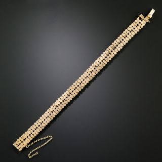 French Antique Rose Gold Bracelet - 3