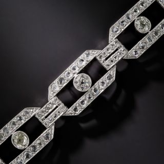 French Art Deco Diamond Bracelet - 2