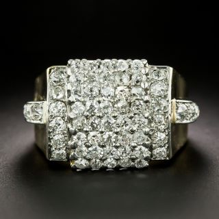 French Art Deco Diamond Ring - 2