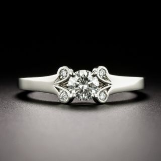 French Cartier 'Ballerine' .31 Carat Diamond Engagement Ring - GIA G VS2 - 3