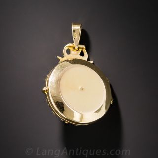 French Diamond and Pearl Locket