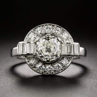 French Vintage 1.25 Carat Diamond Engagement Ring - GIA K VS2 - 3