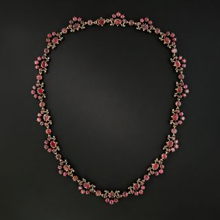Georgian Garnet Necklace