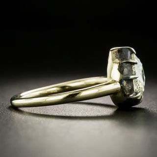 Georgian Style Pear-Shaped Rose-Cut Diamond Engagement Ring