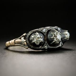 Georgian Three-Stone Diamond Ring