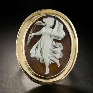 Greek Muse Erato Cameo Ring - 2