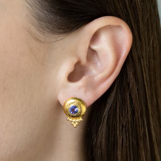 Gurhan 24K Tanzanite Earrings