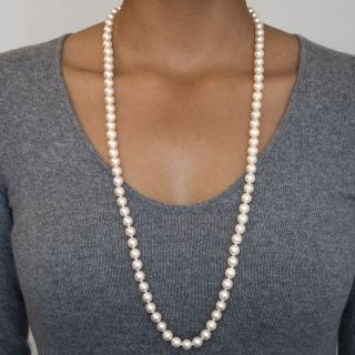 Opera-Length Cultured Pearl Necklace