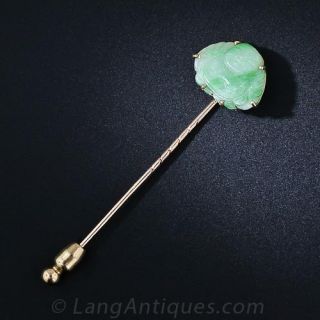 Jade Buddha Stick Pin