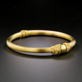 Lalaounis Hellenistic Gold Bangle Bracelet - 2