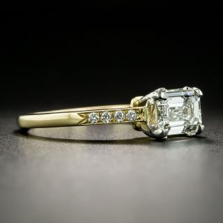 Lang Collection 1.00 Carat Emerald-Cut Diamond Engagement Ring - GIA