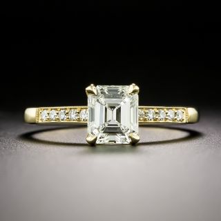 Lang Collection 1.07 Carat Emerald-Cut Diamond Ring - GIA  J VS2  - 2