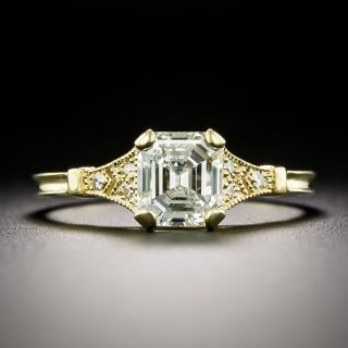 Lang Collection 1.07 Carat Emerald-Cut Diamond Ring -  GIA L SI1 - 3