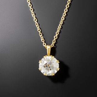 Lang Collection 1.12 Carat Victorian-Style Pendant - GIA  I SI2 - 2