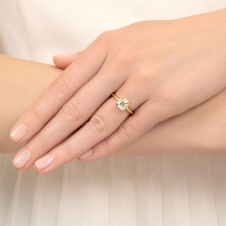 Lang Collection 1.19 Carat Emerald-Cut Diamond Engagement Ring - GIA J SI2