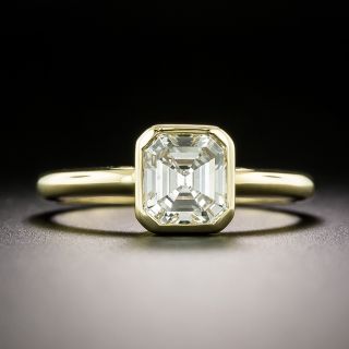  Lang Collection 1.19 Carat Emerald-Cut Diamond Engagement Ring - GIA J SI2 - 3