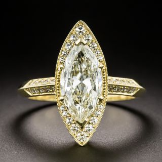 Lang Collection 1.44 Carat Marquise-Cut  Diamond Engagement Ring - GIA K VVS2 - 2