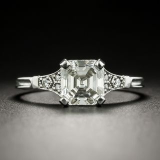 Lang Collection 1.46 Carat Asscher-Cut Diamond Engagement Ring - GIA K VS1 - 2