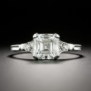 Lang Collection 1.51 Carat Asscher-Cut Diamond Engagement Ring - GIA E VS2 - 1
