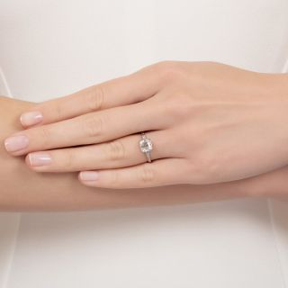 Lang Collection 1.51 Carat Asscher-Cut Diamond Engagement Ring - GIA E VS2