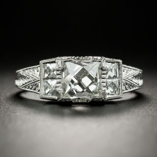 Lang Collection 1.60 Carat French Cut Diamond Ring - GIA H VS2 - 2