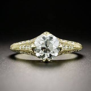 Lang Collection 1.63 Carat European-Cut Diamond Engagement Ring - GIA K SI1 - 2