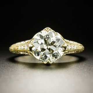 Lang Collection 2.07 Carat Diamond Engagement Ring - GIA M VS1 - 2