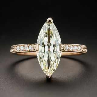 Lang Collection 2.23 Carat Marquise-Cut Diamond Engagement Ring - GIA - 1