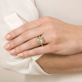 Lang Collection 4.09 Carat Diamond Engagement Ring - GIA