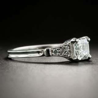 Lang Collection .64 Carat Asscher Cut Diamond Engagement Ring - GIA G VS2
